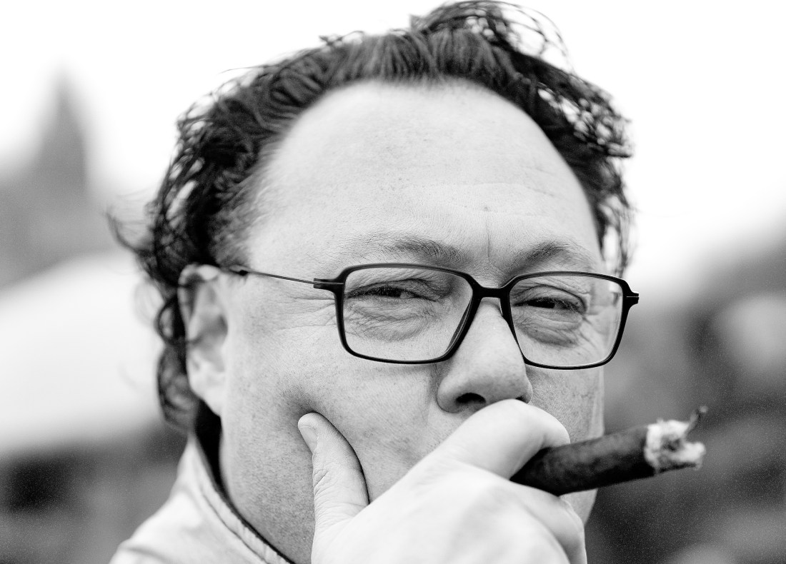 portret-m-sigaar - 1bw kopie